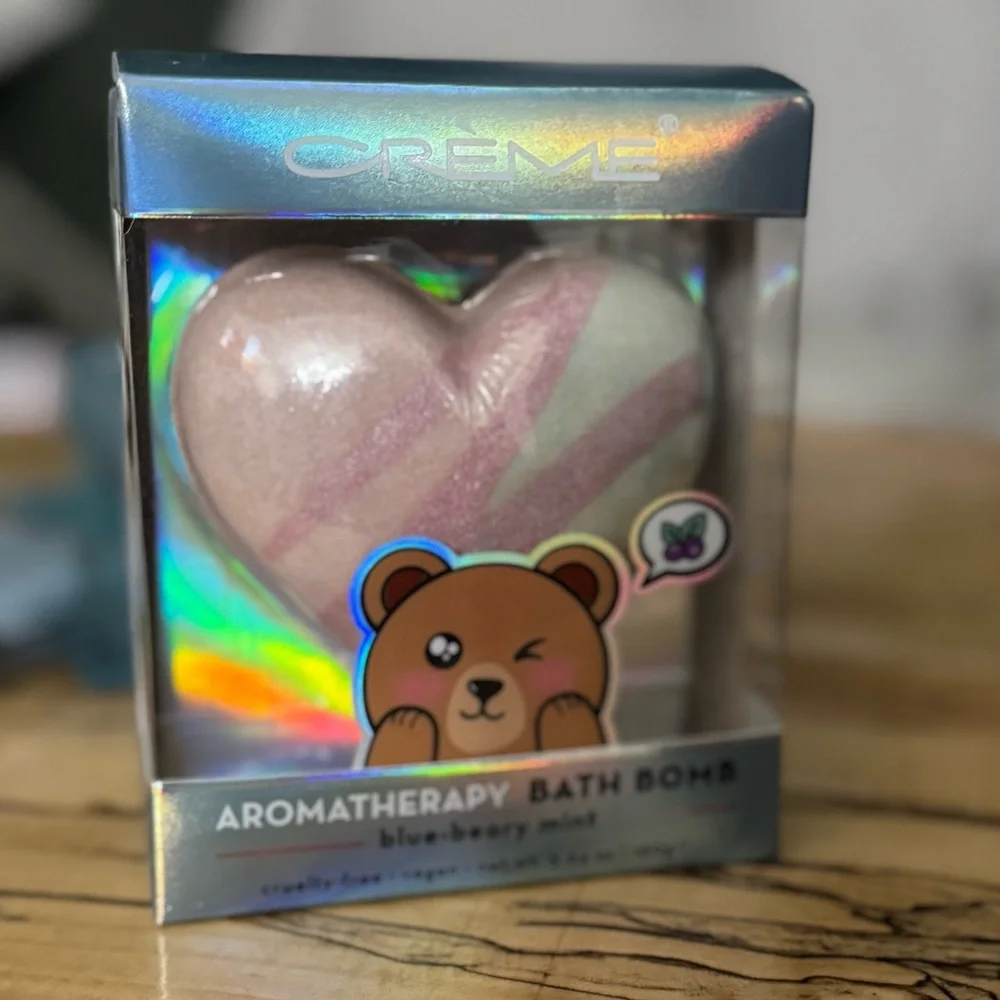 Blue Bundle #1 - Sleep Mask, Plush Teddy Headyband & Large Bath Bomb +FREE MASK